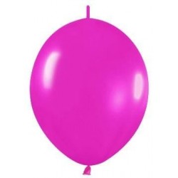 Globos link a loon fucsia 25 uds r12 cadena