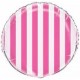Globo rosa rayas blancas 18 45 cm helio o aire