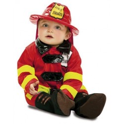 Disfraz bombero para bebe talla 0 a 6 meses