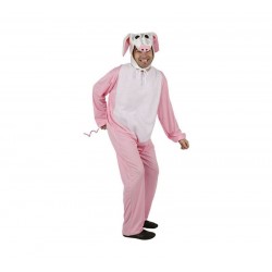 Disfraz de cerdo rosa talla xl para hombre