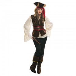 Disfraz pirata bucanera para mujer talla xxl