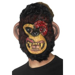 Mascara mono chimpance zombie terrorofico