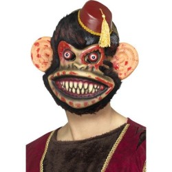 Mascara mono de circo zombie terrorofico