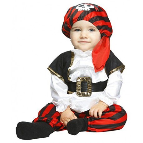 Disfraz de pirata bebe talla 0 a 6 meses