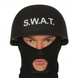 Casco swat negro para adulto swat