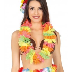 Collar hawaiano extra color neon multicolor