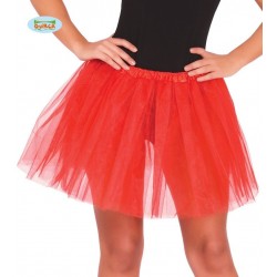 Tutu rojo para mujer 40 cm