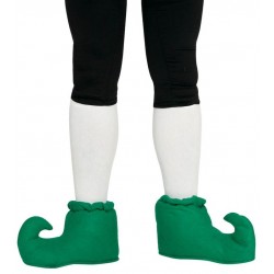 Zapatos verdes de elfo o enanito para adulto