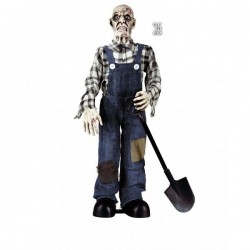 Muneco enterrador zombie de 75 cm para halloween