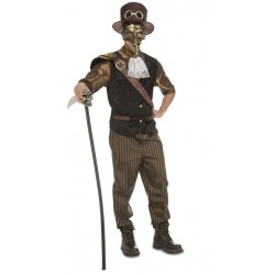 Disfraz steampunk para hombre retro talla ml