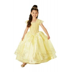 Disfraz princesa bella live action premium para nina talla 7 8 anos