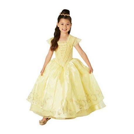 Disfraz princesa bella live action premium niña talla 7-8 años