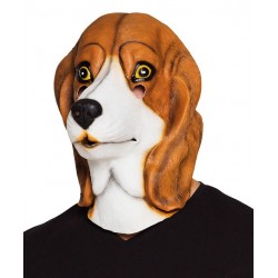 Mascara de perro beagle para hombre careta