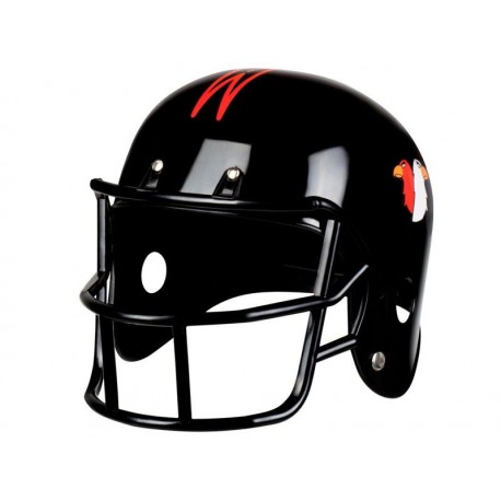 Casco futbol americano en color negro rugby adulto