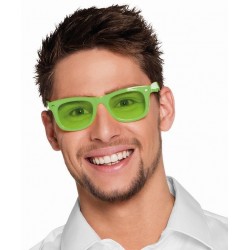 Gafas verdes neon cristal verde similar pasta