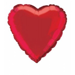 Globo de corazon rojo barato de 45 cm 19 para helio o aire