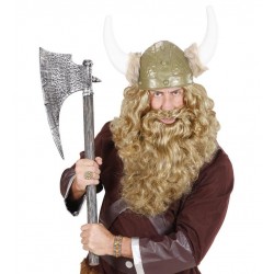 Barba rubia grande para vikingo o rey mago