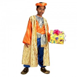 Disfraz rey baltasar de lujo para niño talla 3-5 años