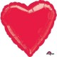 Globo corazon rojo barato para helio de 45 cm 18 boda