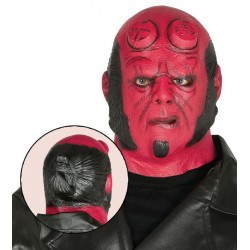 Careta demonio rojo mascara similar hellboy