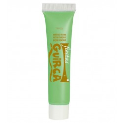 Tubo maquillaje crema verde neon 10 ml