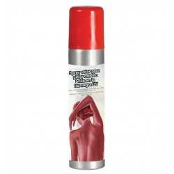 Maquillaje en espray rojo 75 ml para pelo o cuerpo