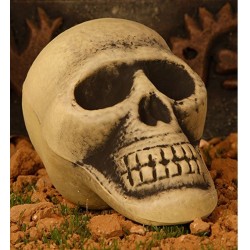 Calavera craneo de 13 cm para decoracion halloween terror