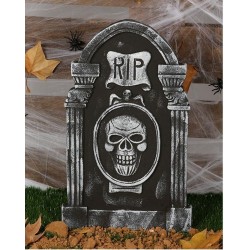 Lapida tumba para decoracion cmenetrio halloween 50 x 30 cms.