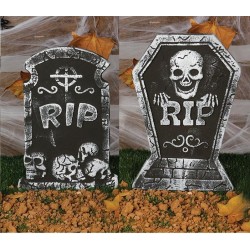 Lapida cementerio para decoracion halloween surtidas 38 x 27 cm