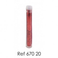 Purpurina rojo tubo de 3 gr