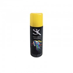 Spray de pelo amarillo laca cabello