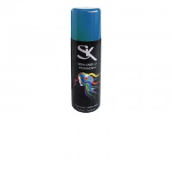 Spray de pelo azul oscuro laca cabello