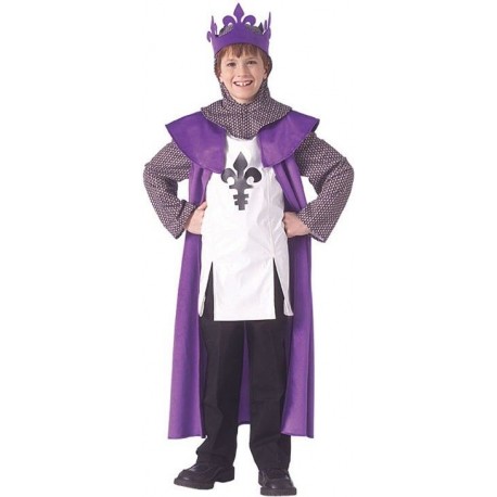 Disfraz rey medieval para nino talla 5 7 anos