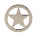 Estrella sheriff metalica placa sheriff 6 cm