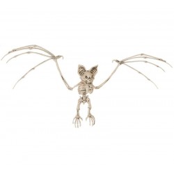 Esqueleto de murcielago de 72 x 32 cm para decoracion halloween