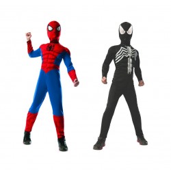 Disfraz de ultimate spiderman reversible con venom para nino talla 8 10 anos