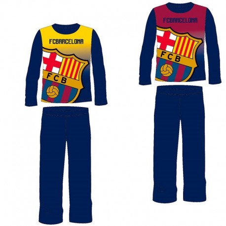 Pijama barcelona micropolar azul talla 2 anos
