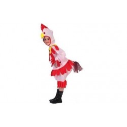 Disfraz gallina infantil talla 4 6 anos rosa 70597