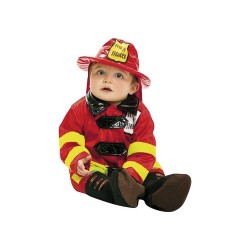 Disfraz bombero bebe talla 6 12 mess
