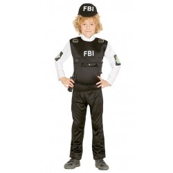 Disfraz agente del fbi para nino talla 5 6 anos
