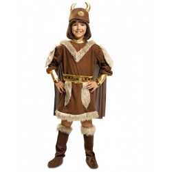 Disfraz vikinga infantil nina varias talla 5 6 anos