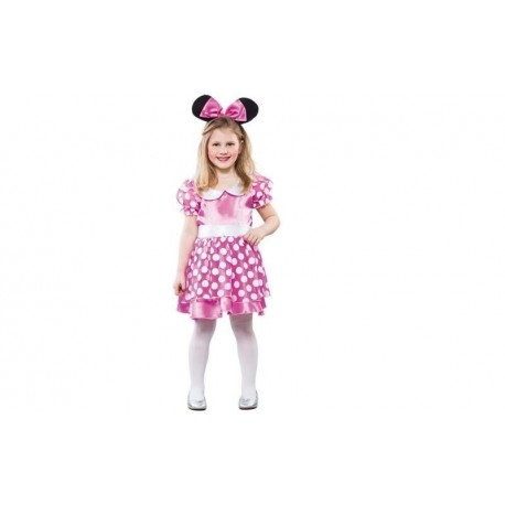 Disfraz ratita rosa minnie talla 4 6 anos