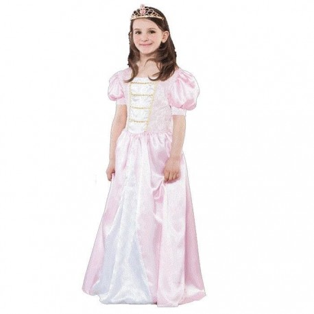Disfraz princesa rosa infantil para nina talla 4 6 anos