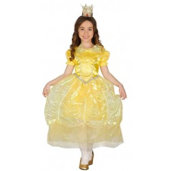 Disfraz bella princesa cuento amarilla varias talla 3 4 anos