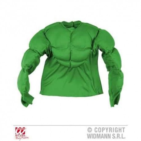 Camisa musculosa verde hulk nino talla 5 7 anos