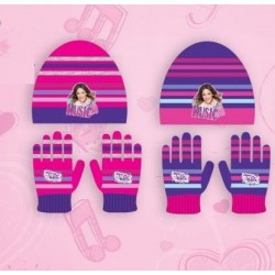 GORRO Y GUANTES VIOLETA DISNEY