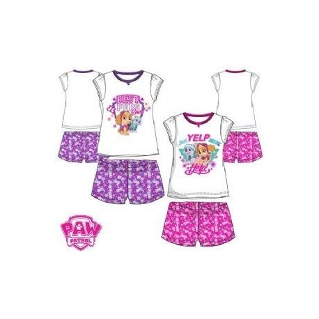 Pijama verano patrulla canina nina talla 3 anos color morado