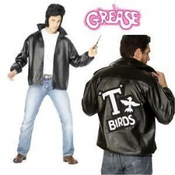 Chaqueta t bird danny zuko talla L adulto original