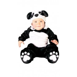 Disfraz oso panda bebe infantil talla 6 12 meses