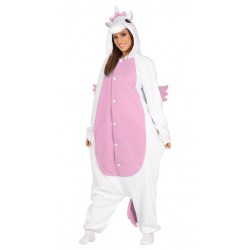 Disfraz unicornio rosa pijama para mujer talla L 42 44